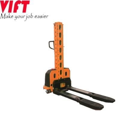 500kg Capacity Self Loading Semi Electric Stacker Hydraulic Automatic Forklift Stacker