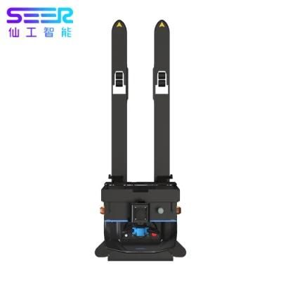 Seer New Automatic Navigation, Walking Driving Electric Precision Src-Powered High Efficiency Automated Forklifts Manufacture
