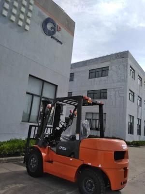 Gasoline Engine USA Impco System 2.5 Ton Diesel Forklift for Sale