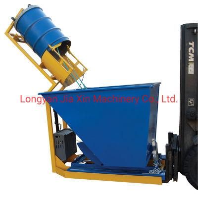 Material Handling Equipment Forklift Pallet Truck Trash Drum Dumper