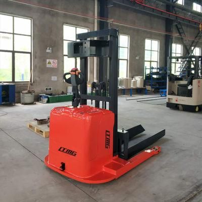 China 1500kg Ltmg Electric Pallet Truck Fork Lift Jack Mini Agv Forklift