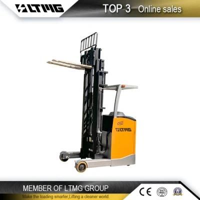 Battery High Reach Forklift 1 Ton 1.5 Ton 2 Ton 2.5 Ton 3 Ton Electric Stand up Reach Truck with Max 12m Lifting Height