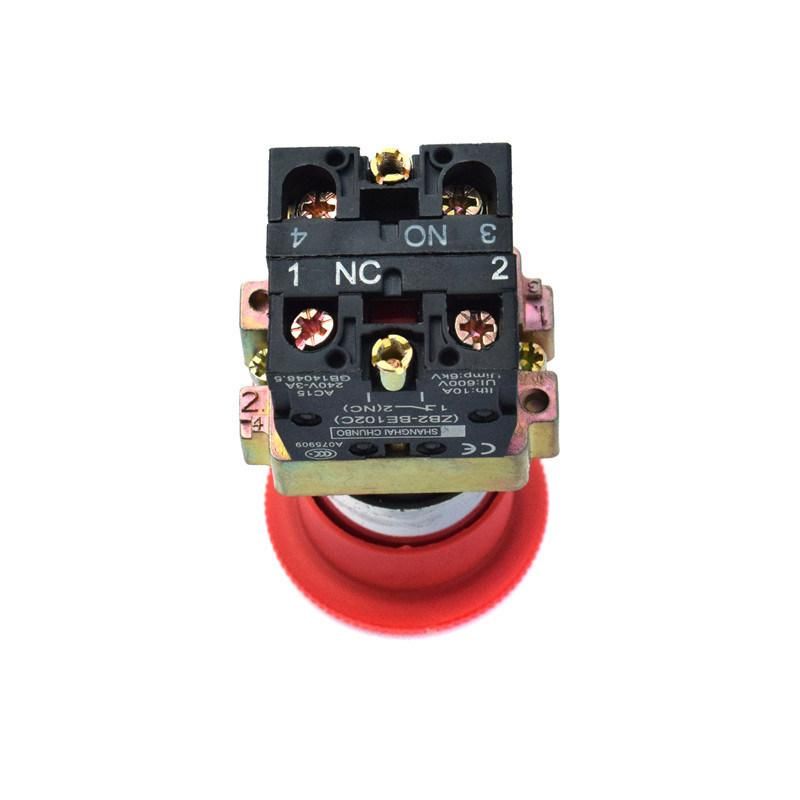 Emergency Stop Button Switch with 2 Contacts