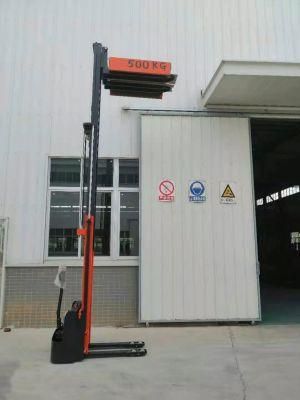 &gt; 500mm Li-ion Battery Onen Iron and Plastic Film Lift up Electric Pallet Lifter