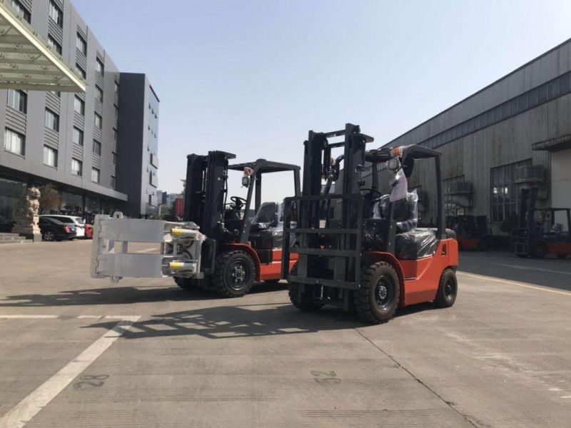 3 Ton LPG Forklift with Paper Roll Clamp
