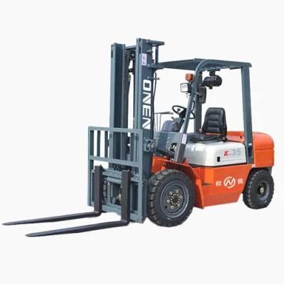 500mm 3000~5000mm Onen Iron and Plastic Film High Lift Pallet Jack Diesel Forklift