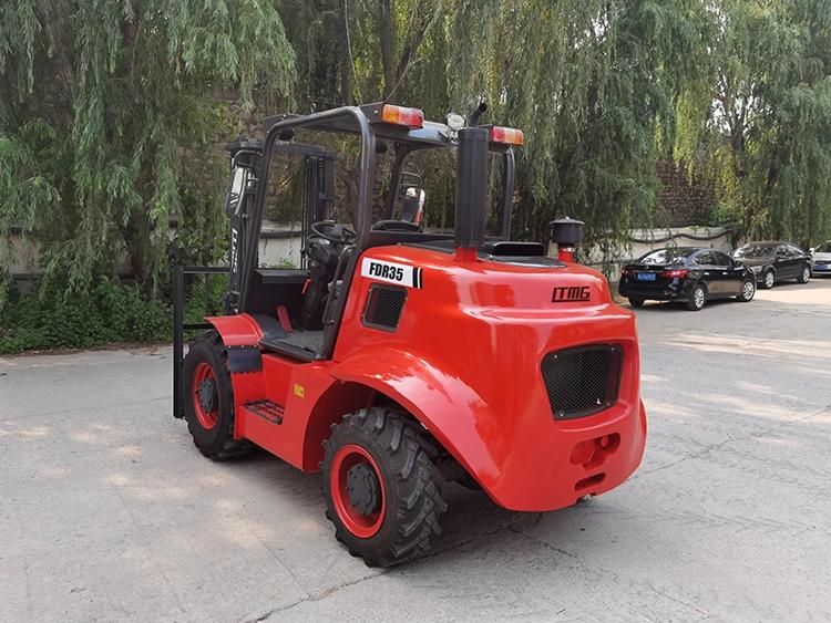 Hot Sale Diesel Engine Electric Truck Articulated New Rough Terrain Forklift