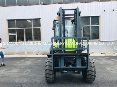 Lgcm 3ton Diesel Cross-Country Forklift with Side Shift/Gearbox