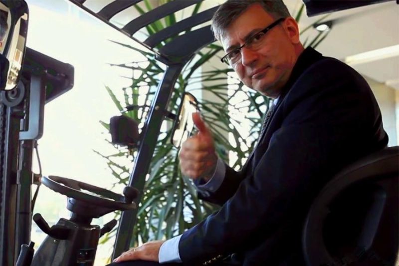 New Type 3.5ton Diesel Forklift Can Work in Container