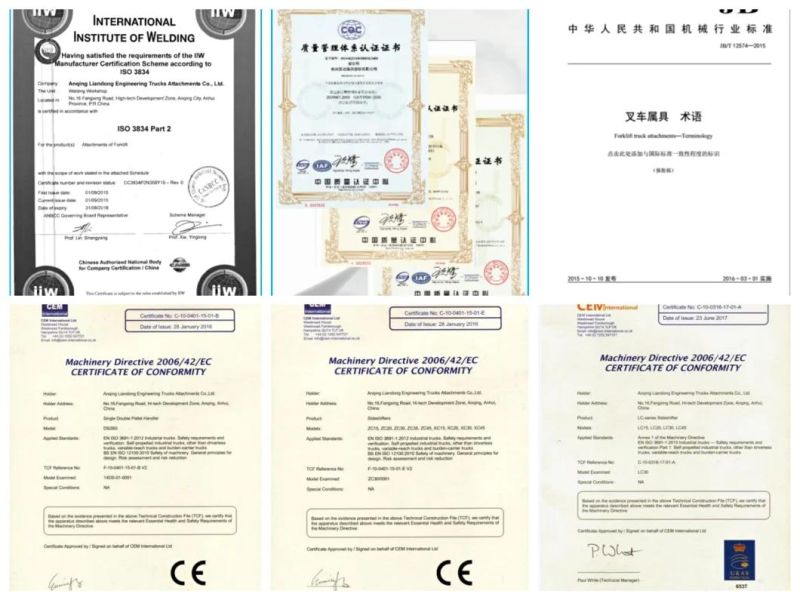 Forklift Attachments Spare Parts 3t Load Extender with CE for Doosan Forklift
