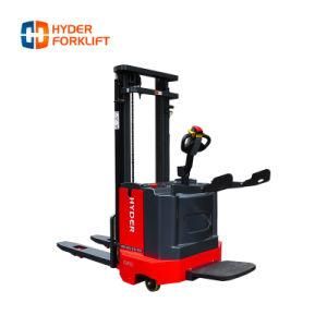 2ton 2000kg Full Electric Stacker with Stand-on Platform