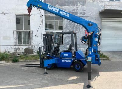 Telescopic Boom Forklift Arm Cranes Wall Crane