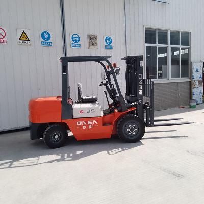 3.0ton/3000kgs 3.5 Tons /3500 Kg Load Capacity Diesel/Gas/LPG Forklift 3m/4.5m/5m/6m Lifting Height Diesel Forklift