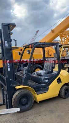 Used Diesel Forklift Komatsu Toyota Tcm 1ton, 2ton, 3ton, 3.5ton Capacity Fork Lift Truck Hydraulic Stacker Trucks Forklift