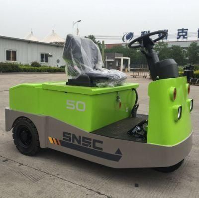 AC Motor Seated 4000kg 5000kg 6000kg Electric Tow Tractor