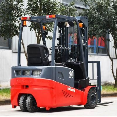 Well-Made 1.6ton-2ton Bigger Operate Space Electric 3 Wheels Forklift