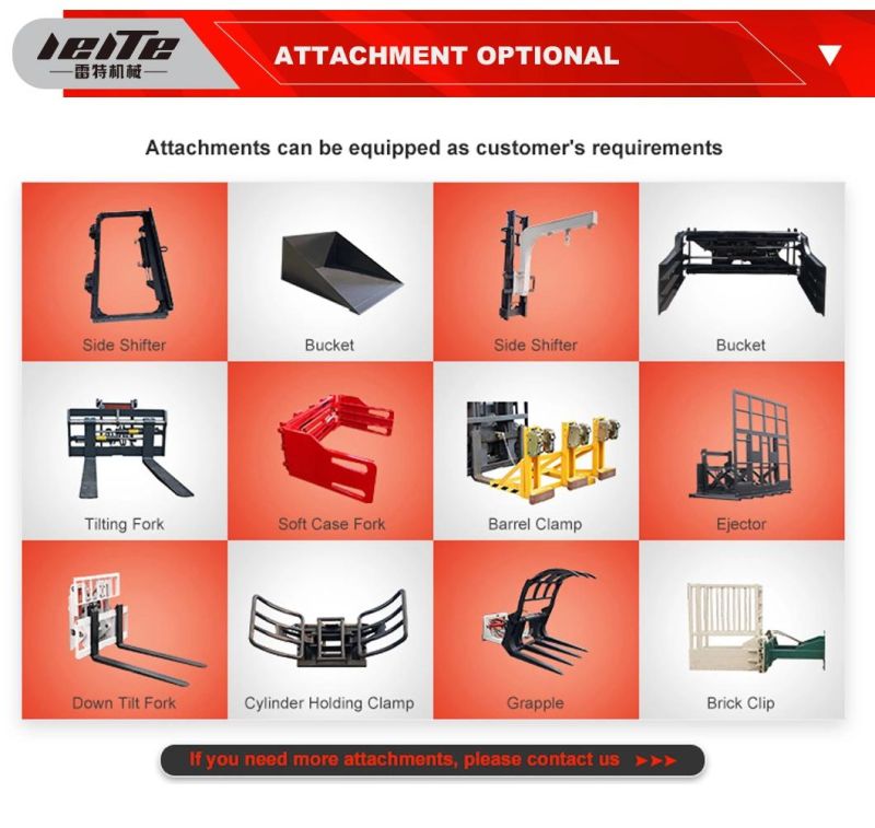 Four-Wheel Hydraulic Cross-Country Forklift Forklifts Made in China Forklifts of Various Specifications