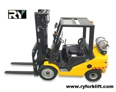 3500kg Gasoline Forklift with Nissan K25 Engine