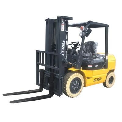 Ltmg New Price of Forklift 2.5 Tton 4.5 Ton 8 T 8 Ton Diesel Forklift with White Environmental Protection Solid Tire