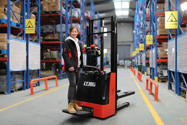 Ltmg Battery Stacker 2 Ton 1.4 Ton Electric Stacker with 3000mm Lift Height