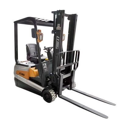 Ltmg Battery Forklift 1600kg 1.6t 3-Wheel Electric Forklift Truck for Sale