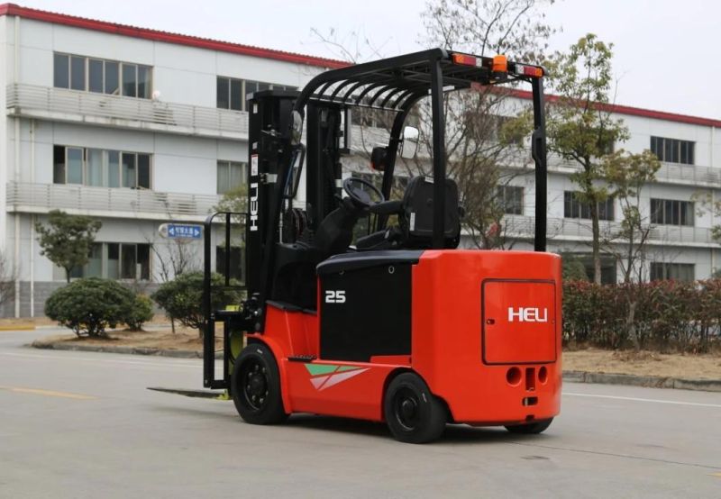 Heli 2.5 Ton Electric Forklift Cpd25 with 3 Stage 4m Mast