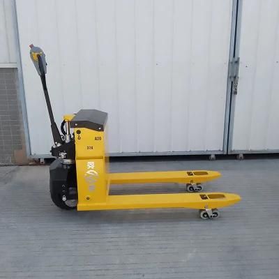 48V Motor Big Rubber Tire Jiangmen off-Road Pallet Truck Cbdy
