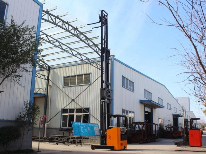 AC Motor 2ton 2000kg Electric Seated Reach Truck with a Lifting Height of 5000 mm