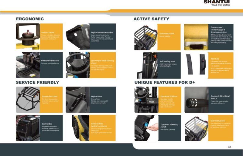 China Forklift 10 Ton Lifting Machinery Equipment