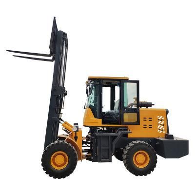 Professional Manufacturer Warehouse 4WD Offroad Forklift 3t Mobile in Pakistan