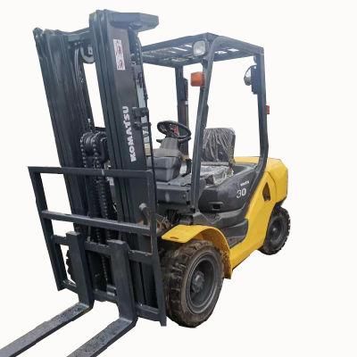 Used Japanese Komatsu 3ton Fd30-14 Diesel Forklift 3t Komatsu Fd30t-16 Used Forklift Fd30-17 Used Komatsu Forklift for Sale