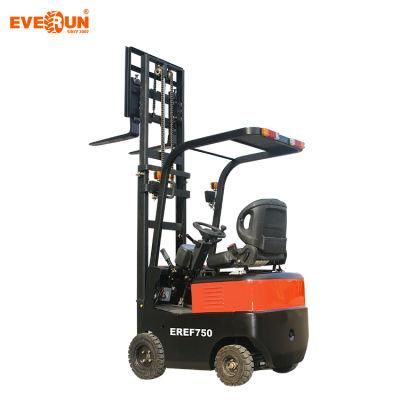 Everun Small 750kgs Electric Forklift Battery Forklift in Reliable Performance for Sale