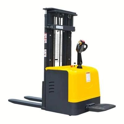 Walkie Rider Type Full Electric Stacker Forklift 1t 1.5t 2t for Warehouse and Container
