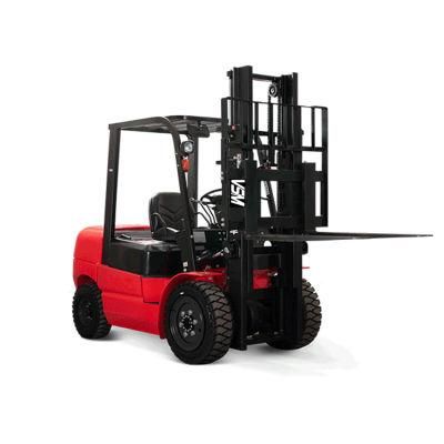 China Forklift 3ton 3.5ton Triplex Container Mast Diesel Forklift