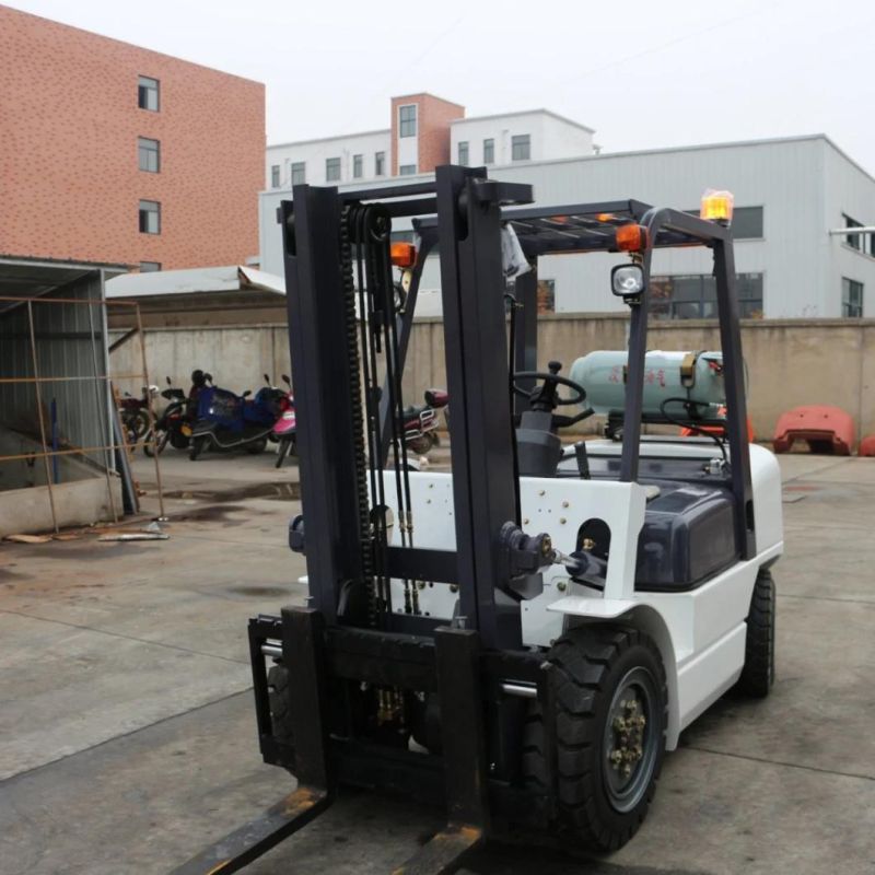 Import Japanese Engine 2t/2.5t/3t/3.5t 3-6m Mast Height Gasoline & LPG Gas Dual Fuel Forklift Trucks