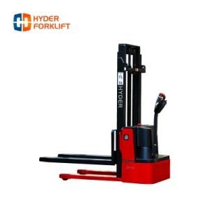 1ton 1.5 Ton Rider Small Forklift Powered Pallet Stacker Price