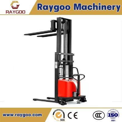 2000kg 2.5-3.0meters Lifting Height Stand up Manual Hand Electric Powered Narrow Aisle Order Picker Pallet Stacker Battery Forklift