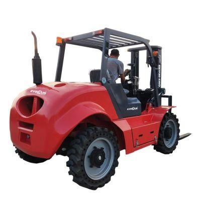 Everun Ertf30-4WD 3t Top Technology Small Mini Diesel Forklift Made in China