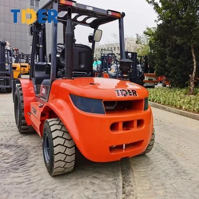 Good off-Road Performance Fast Driving Speed 2WD off Road Forklift