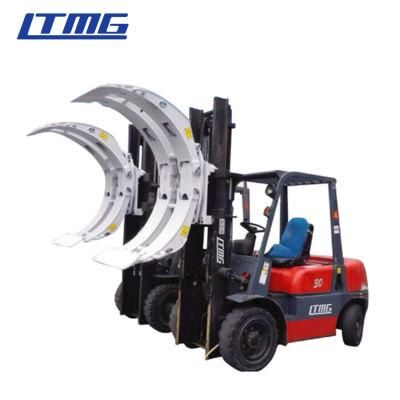 2.5 Ton 3 Ton Forklift with Paper Roll Clamp/Bale Clamp/Rotator/Push and Pull Attachment