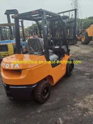 Top Sale Toyota Used 2.5 Ton Diesel Forklift Lifting Height 3 Meters Forklift Parts for Sale