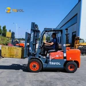 4WD Forklift 2ton 2.5ton 3 Ton 3.5ton Diesel Forklift Made in China Price