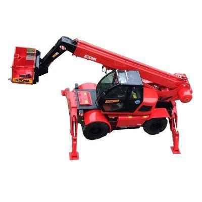 Socma 4 Ton Rough Terrain Telehandler Hntr4015 with 360 Dergree Rotation and Imported Engine