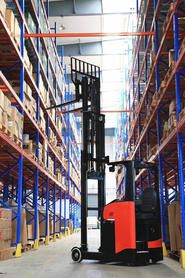 China Factory Ep 2.0t Electric Sit-Down Reach Truck with High Lifting 11m
