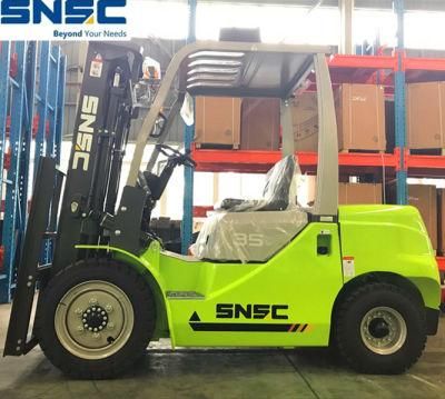 Fd35 Isuzu Engine 3m Mast Diesel Forklift Price