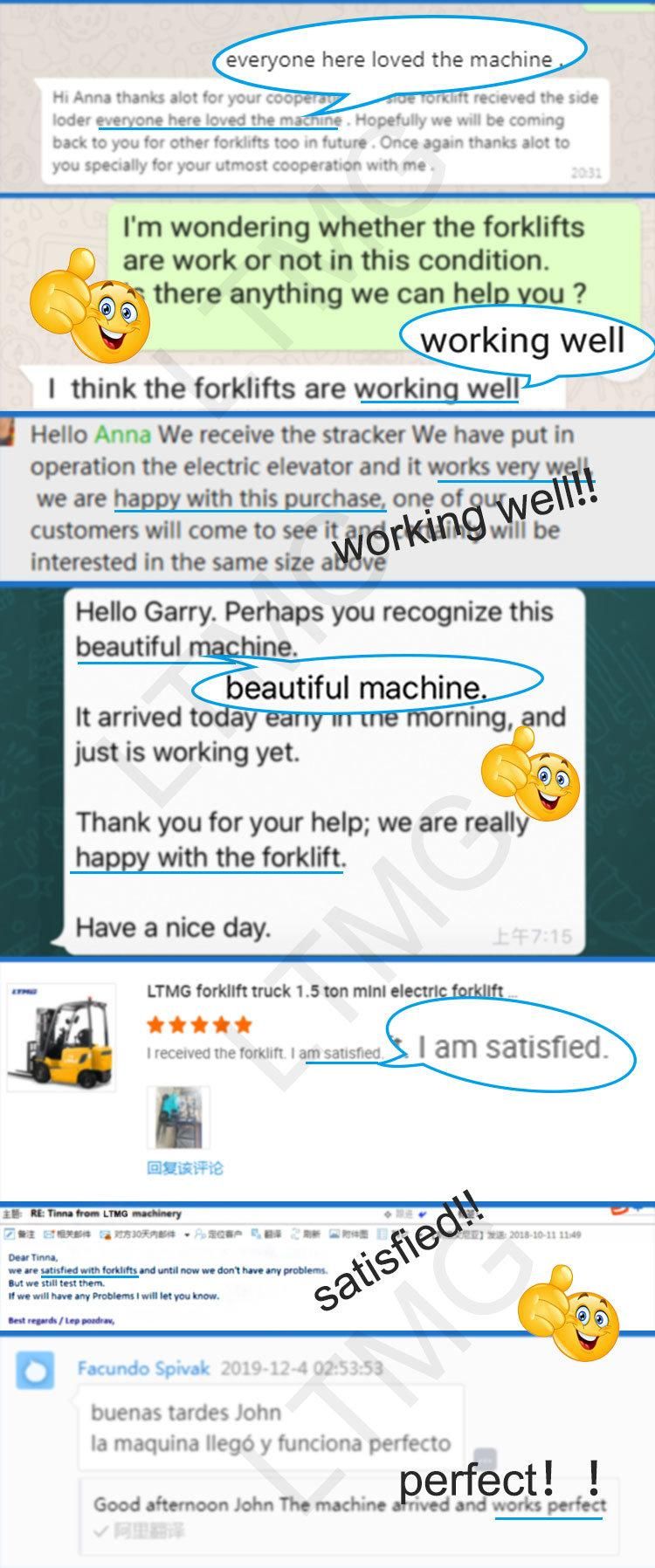 Never Used Outdoor Forklift 1.5ton 2ton 2.5ton 3ton 3.5ton 5ton Diesel Forklift 6ton 7ton Counterbalance Lift Truck with Enclosed Cabin