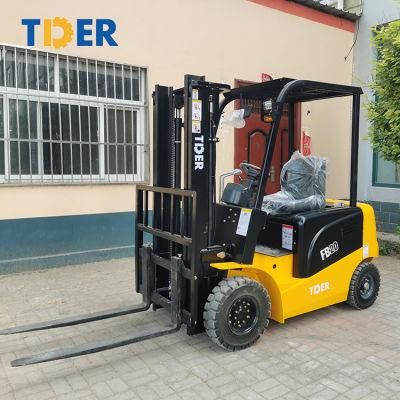 Optional Attachment Capacity Tder 48V 2 Ton Battery Forklift Fb20