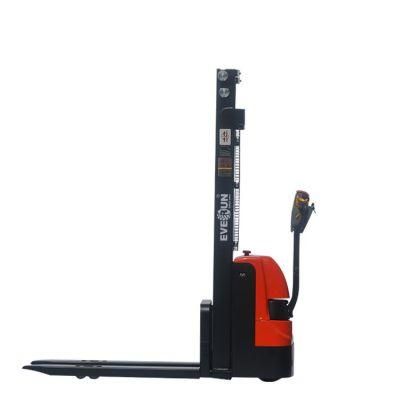 China New Design EVERUN ERES1225J 1.2ton portable smart electric battery pallet stacker with Good Service