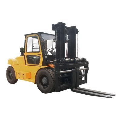 Fork Lift Machine 10 Ton Hydraulic Diesel Forklift with Optional Forklift Pats