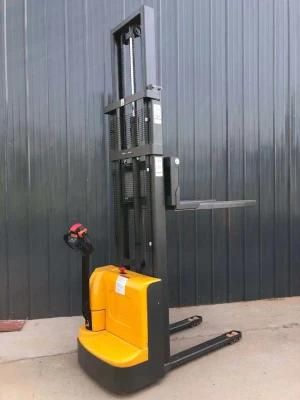 High Quality Electric Pallet Reach Stacker with Battery Operation for Warehouse